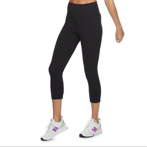 TEK GEAR black and gray print leggings.